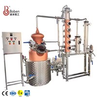 Équipement de distillation d'alcool Boben 100/200L, distillateur d'éthanol, tour de récupération, tour de distillation d'alcool