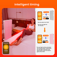 IDEATHERAPY Panel de Terapia de Luz Roja RLPRO de 8 Longitudes de Onda, Terapia de Luz Infrarroja Cercana, Terapia de Luz Roja para Uso Doméstico
