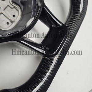 Volante Deportivo de Fibra de Carbono y Alcántara con LED de Alta Calidad para Volkswagen Golf 7.5 GTI - Product Image 2