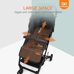 Có thể gập lại ô xe đẩy một tay nhanh chóng gấp thiết kế với lưu trữ giỏ và dù để che nắng cho trẻ sơ sinh và trẻ em - Product Image 4