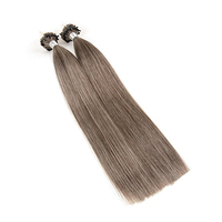 Extensions de cheveux brésiliennes Micro Loop 100% vierges Remy de qualité salon, cuticules alignées, double épaisseur, douces, brillantes, sans perte de cheveux