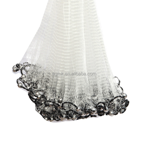 Jaring Lempar Ikan Kustom 8ft 10ft 12ft Radius 3/8 inci 1/4 inci 1/2 inci Jaringan 1.0lb/ft 1.25lb/ft 1.5lb/ft <span class=keywords><strong>6</strong></span> Panel Tali Serut - Product Image 3