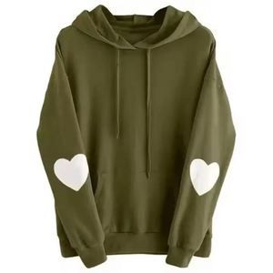 Felpe con Cappuccio da Donna con Stampa <span class=keywords><strong>Farfalla</strong></span>, Cerniera e Coulisse, Maniche Lunghe, Casual, Trendy, Oversize - Product Image 1