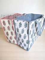 Sac fourre-tout en coton matelassé à imprimé floral, grand sac de voyage et de shopping, sacs fourre-tout élégants pour femmes, design spacieux et durable