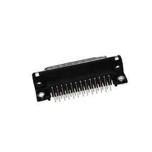 Conector Jeking D-SUB de 25 pines, en ángulo recto, para soldar, obsoleto, de montaje en bandeja, con orificio pasante 5747238-2 - Product Image 1