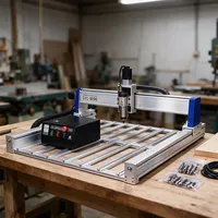 Routeur CNC Série LY SYC, Graveur sur Bois 6060 9090, Machine de Gravure, Perçage, Fraisage, Outil de Sculpture sur Bois USB, Dispositif de Tournage