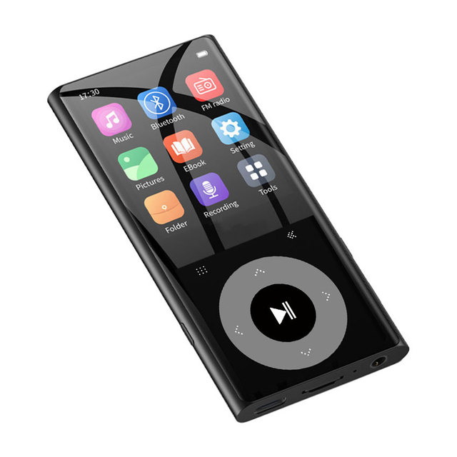Portable Mini Type C MP3 MP4 Player 2.4 Inch Colorful Screen Radio Game Video Sound Recording E-book FLAC WAV Audio Wireless BT