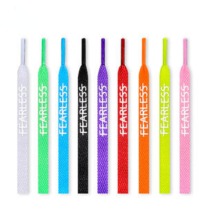 Nouveaux lacets réfléchissants imprimés pour chaussures de sport de course, lacets athlétiques en polyester colorés de 8 mm, lacets décontractés pour baskets - Product Image 1