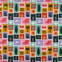 Tela Jersey Estampada de Doble Cara, 75% Nailon, 25% Elastano, 220GSM, para Leggings de Yoga y Ropa Deportiva, Alta Elasticidad, OEM