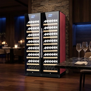 Commercial Wine Refrigerator Cellar Cooling System Freestanding <b>Storage</b> Cabinet for Household Living Room Bar H320s Large - Product Image 6