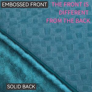 Dập nổi hiện đại xếp li đính cườm rèm cửa sổ màn chất lượng cao Grommet thiết kế nhà khách sạn trang trí văn phòng - Product Image 5