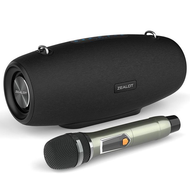 S67M 60W High Bass Stereo Wireless RGB for 5.2 Speaker Microphone Portable Waterproof Sub-woofer Sound Boombox Party
