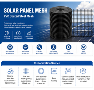 8 Inch X 100 Ft Coated Galvanized Solar Panel Protection Mesh Anti Bird <strong>Net</strong> - Product Image 3