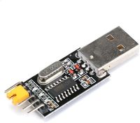 Placa adaptadora de controlador de alimentación CH340 para Módulo de descarga de puerto serie para microcontrolador STC USB a TTL