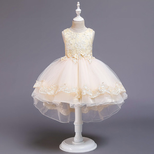 188 Nuevo vestido niña fiesta niños niños ropa bebé lindo elegante ropa comunión boda niña vestido - Product Image 3