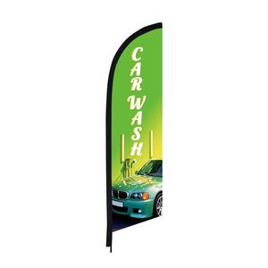 Drapeau de plage personnalisé en forme de goutte d'eau avec logo, idéal pour les événements promotionnels en extérieur – Meilleures ventes - Product Image 5