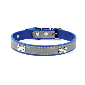 <span class=keywords><strong>Collar</strong></span> de perro acolchado de cuero Pu fuerte personalizado 2024 <span class=keywords><strong>Collar</strong></span> de mascota reflectante vegano <span class=keywords><strong>Collar</strong></span> de gato ajustable impermeable - Product Image 4