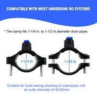 Adaptor Pengganti Sistem Saluran Air POM Food Grade, Penjepit Limbah, Sambungan Cepat, Garansi 1 Tahun, Filter Air