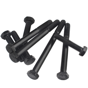 Tornillos y Tuercas Hexagonales Negros DIN933 M6, Fijaciones M12 M13, Tornillos Hexagonales 18x80 mm 8.8, Tornillo de Cabeza Hexagonal - Product Image 6