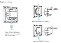 T1-K DC12-24V 3A/CH 4CH bouton rotatif sans fil RF mur contrôle LED gradateurs T1 4CH contrôleur