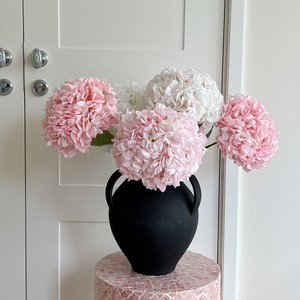Xinyuan <b>Artificial</b> <b>Hydrangea</b> Silk Flower Rolled Edges Single Stem Wedding Home Decor Ornaments - Product Image 3