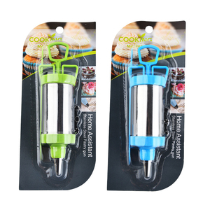 6 pièces/ensemble crème spatule encadrement buse cadrage pistolet bricolage gâteau décoration outils cadrage pistolet ensemble - Product Image 6