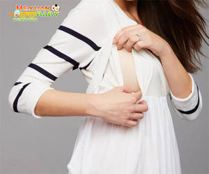 2024 alta calidad personalizada madre lactancia señoras Casual Tops embarazada maternidad <span class=keywords><strong>ropa</strong></span> de enfermería - Product Image 4