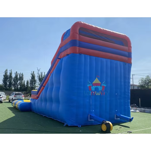 Cho thuê thương mại Tùy chỉnh trượt nước <span class=keywords><strong>Inflatable</strong></span> công viên nước cho các bên, đôi đường thủy <span class=keywords><strong>Inflatable</strong></span> trượt với hồ bơi - Product Image 5