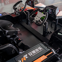 Kart de course électrique ANCHI à montage central 72V 3000W à couple élevé pour adultes, 2 places, pour couples, avec fonction de drift et de rotation des roues