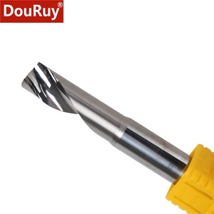 Douruy 2A 3.175/4/5/6mm tungsten carbide duy nhất Flute Cutter End Mill nhôm CNC phay nhôm bits phay dao cắt công cụ - Product Image 2