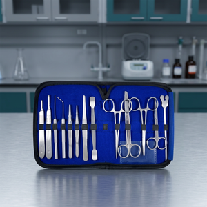 Kit de Suture Manuelle Réutilisable de Haute Qualité pour Étudiants en Médecine, 9 Pièces en Acier Inoxydable, pour Chirurgie Mineure - Vente en Gros - Product Image 4