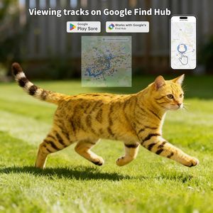 ปลอกคอ GPS สำหรับแมว ตัวติดตามอัจฉริยะ กันน้ำ บลูทูธ ติดตามตำแหน่งแบบเรียลไทม์ สำหรับ Android พร้อมแอปพลิเคชัน - Product Image 6