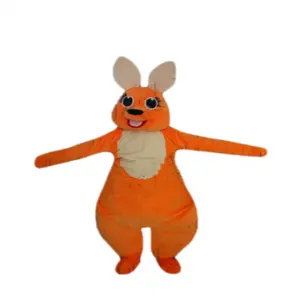 Funtoys Laranja Canguru Mascote Traje para Adulto Cosplay Animal Cartoon para Halloween Party Carnival