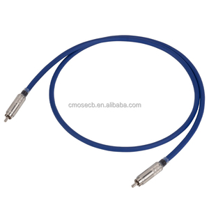 Câble audio numérique coaxial RCA GAC-1 S/PDIF 75 Ohm 10070, plaqué argent, avec horloge - Product Image 2