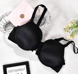 Sujetador Sexy de Color Sólido con Cierre Frontal para Mujer, Talla Grande, para Mujeres Curvilíneas y <span class=keywords><strong>Maduras</strong></span> - Product Image 4