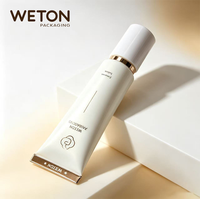 Tube en plastique vide WETON personnalisé de 30 mm de diamètre, 30 ml, pour essence, crème solaire, fond de teint liquide, base de maquillage, crème tonifiante