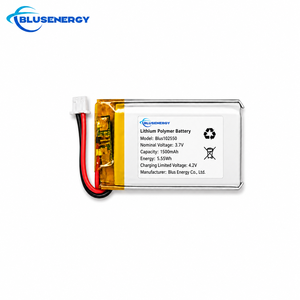 Paquete de Baterías Recargables de Litio-Polímero Personalizadas 102550 3.7V 1500mAh con Conector PH2.0, Descarga de 2A, Batería Lipo Personalizada - Product Image 1