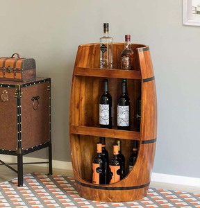 Grand baril en bois <span class=keywords><strong>de</strong></span> décoration créative, armoire à <span class=keywords><strong>vin</strong></span>, étagère à <span class=keywords><strong>vin</strong></span> rouge, <span class=keywords><strong>tonneau</strong></span> en chêne, présentoir <span class=keywords><strong>de</strong></span> vinerie - Product Image 3