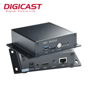 Recording DIGICAST Live Streaming Encoder IPTV 4K Video Recording HLS SRT H DMI Encoder