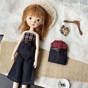 ชุดเสื้อผ้าตุ๊กตา BJD ขนาด 1/6 สำหรับตุ๊กตา Little Blythe OB22 OB24 ชุดเดรสทรงหลอดขาสั้นสไตล์ KT ขายส่งสำหรับตุ๊กตาขนาดเล็ก - Product Image 1