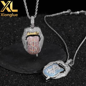 Collar con Colgante Moderno 2026 para Hombre y Mujer, Chapado en Oro de 18K, Cobre con Circonita, Joyería Hip-Hop, Regalo - Product Image 3