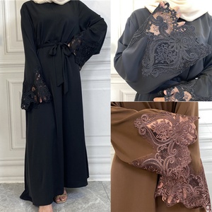 6659 #   Vestido de Moda para Mujer Musulmana, Ropa Islámica para Eid Ramanda, Vestidos de Moda Bordados de Oriente Medio, Dubái, Venta al por Mayor - Product Image 4