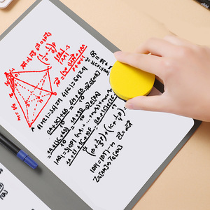 A4 draagbaar herschrijfbaar whiteboard mini whiteboard met standaard, stift en doekje - Product Image 6