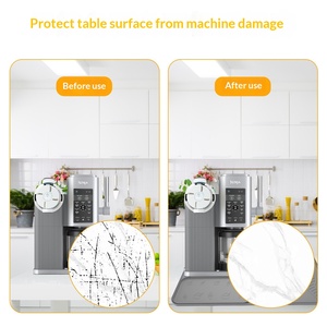 Accessoires compatibles pour machine à crème glacée <span class=keywords><strong>Ninja</strong></span> NC700/701, tapis de drainage en silicone antidérapant pour rangement de cuisine - Product Image 5