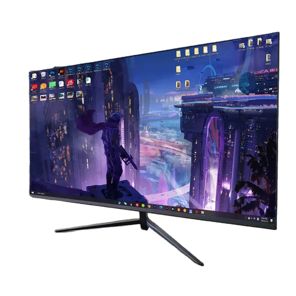 Rahmenloses Büro Slim Screen Monitor Led Pc 4K 32 Computer 24 Zoll Gaming 144Hz Hdr 165Hz für Kurven ultrabreite 240Hz Lcd-Anzeige