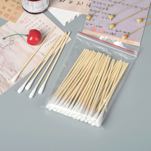 Hisopos Médicos de Algodón de 15 cm con Palito de Bambú Desechables para Uso Hospitalario y Ambulatorio - Product Image 2