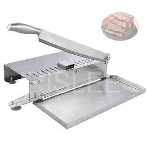 Machine de découpe d'os Machine commerciale manuelle à hacher les trotteurs de porc Coupeur de viande congelée
