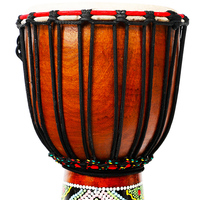 8 ''en bois En Cuir Djembé Africain (Peinture Colorée)