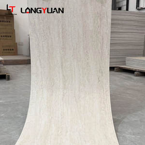 Stile moderno in pietra flessibile travertino romano pilastro decorazione da parete pannello morbido argilla MCM rivestimento esterno in travertino impiallacciatura - Product Image 1