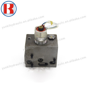 Válvula solenoide de bomba hidráulica para excavadora YUNKI SKC5P-14A-102, válvula solenoide de bomba de pistón KAWASAKI KPM SKC5P-14A-102 para KOBLECO - Product Image 2